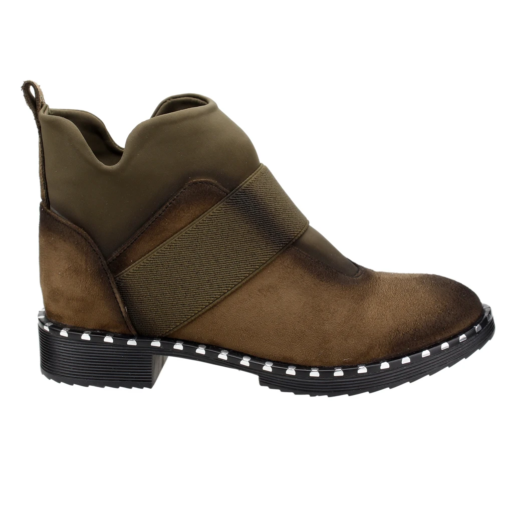 Ayakland 2060-2014 Daily Thermo Soles Ladies Boots Suede Shoes