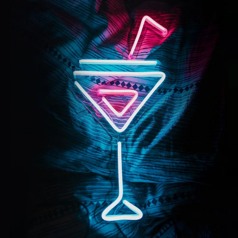 Coctail Neon Sign Light Night Decor for Bar Cafe Restaurant Drinking Glass Shaker Barmen Decoration Martini
Coctail Neon Sign Light Night Decor for Bar Cafe Restaurant Drinking Glass Shaker Barmen Decoration Martini