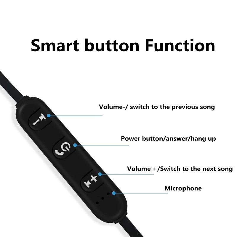 Спортивная Беспроводная Bluetooth-гарнитура для бега стерео музыкальные наушники