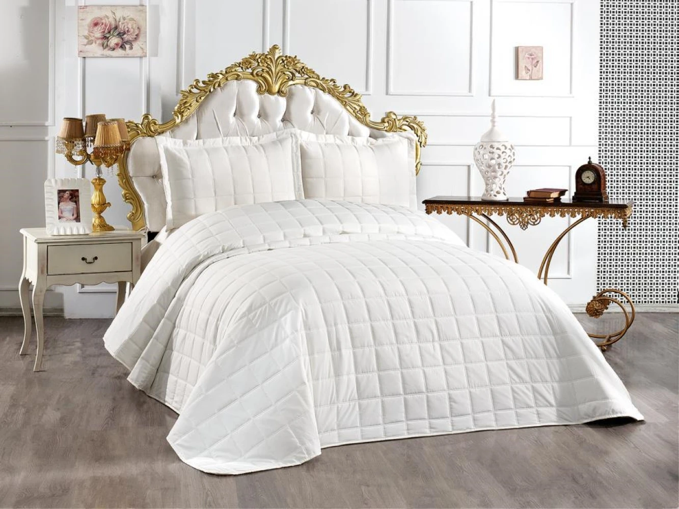 'Alena' Double Bedspread - 3 Pcs- Many Colors - Very Good Quality - 100% Cotton - Made in Turkey
'Alena' Double Bedspread - 3 Pcs- Many Colors - Very Good Quality - 100% Cotton - Made in Turkey