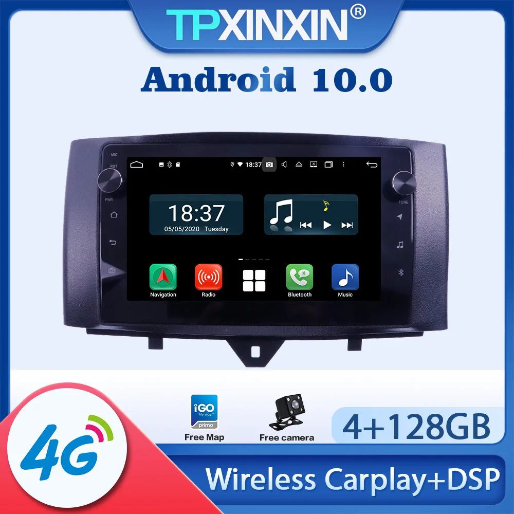 Android 10 для BMW Smart 2011 2012 - 2015 автомобильное радио, мультимедийный видеомагнитофон, DVD-плеер, навигация, головное устройство GPS 2din
Android 10 для BMW Smart 2011 2012 - 2015 автомобильное радио, мультимедийный видеомагнитофон, DVD-плеер, навигация, головное устройство GPS 2din