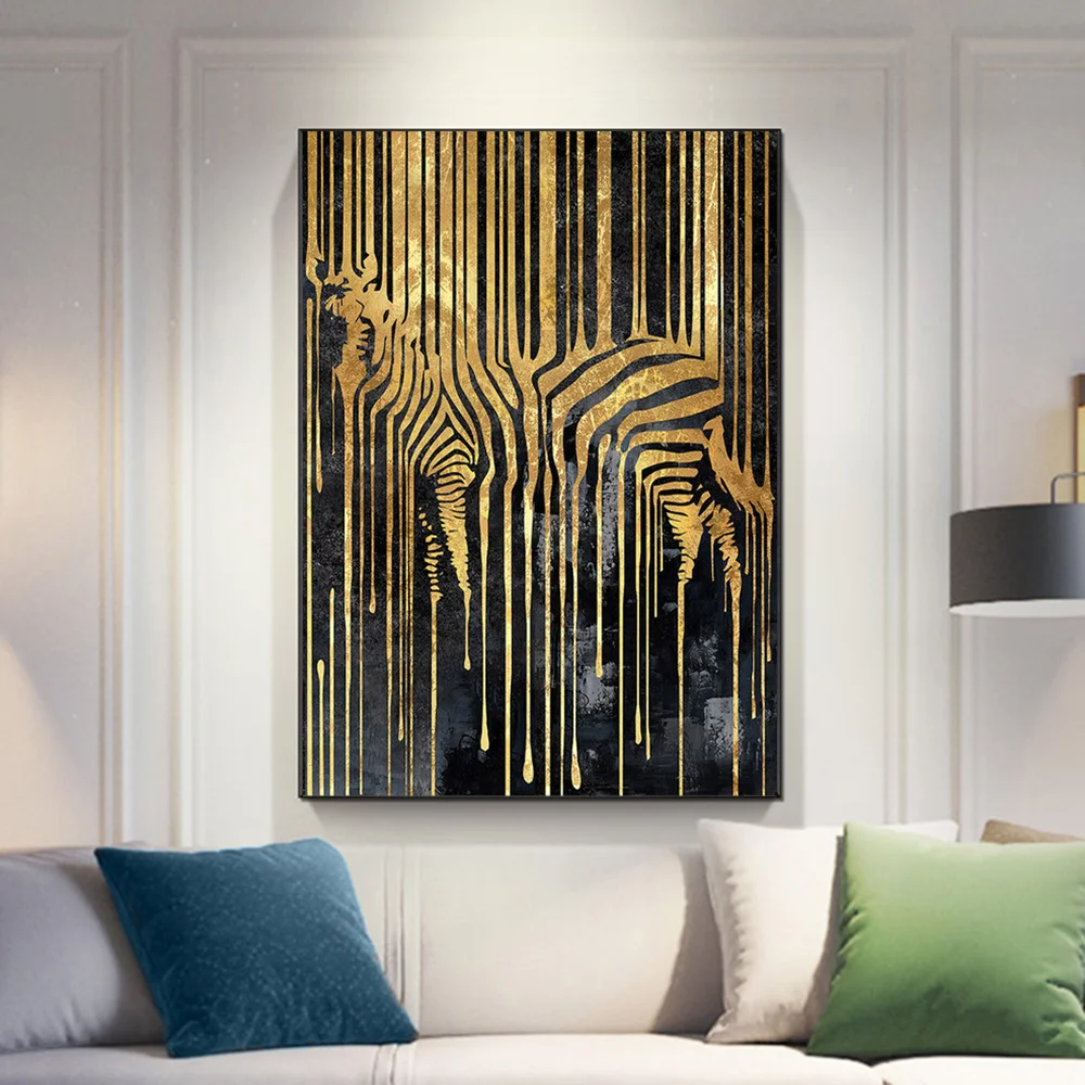 Golden Line Art Canvas Poster And Prints Zebra Abstract Art Wall Pictures On The Decorative Animal Painting Mural Decoration
Golden Line Art Canvas Poster And Prints Zebra Abstract Art Wall Pictures On The Decorative Animal Painting Mural Decoration