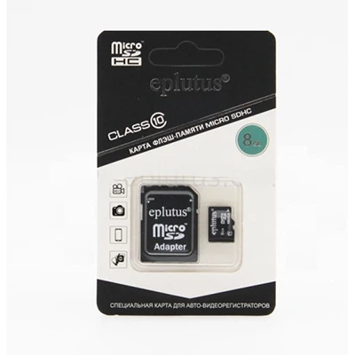 Карта памяти MicroSD 8 GB Class10 Eplutus с адаптером | Компьютеры и офис