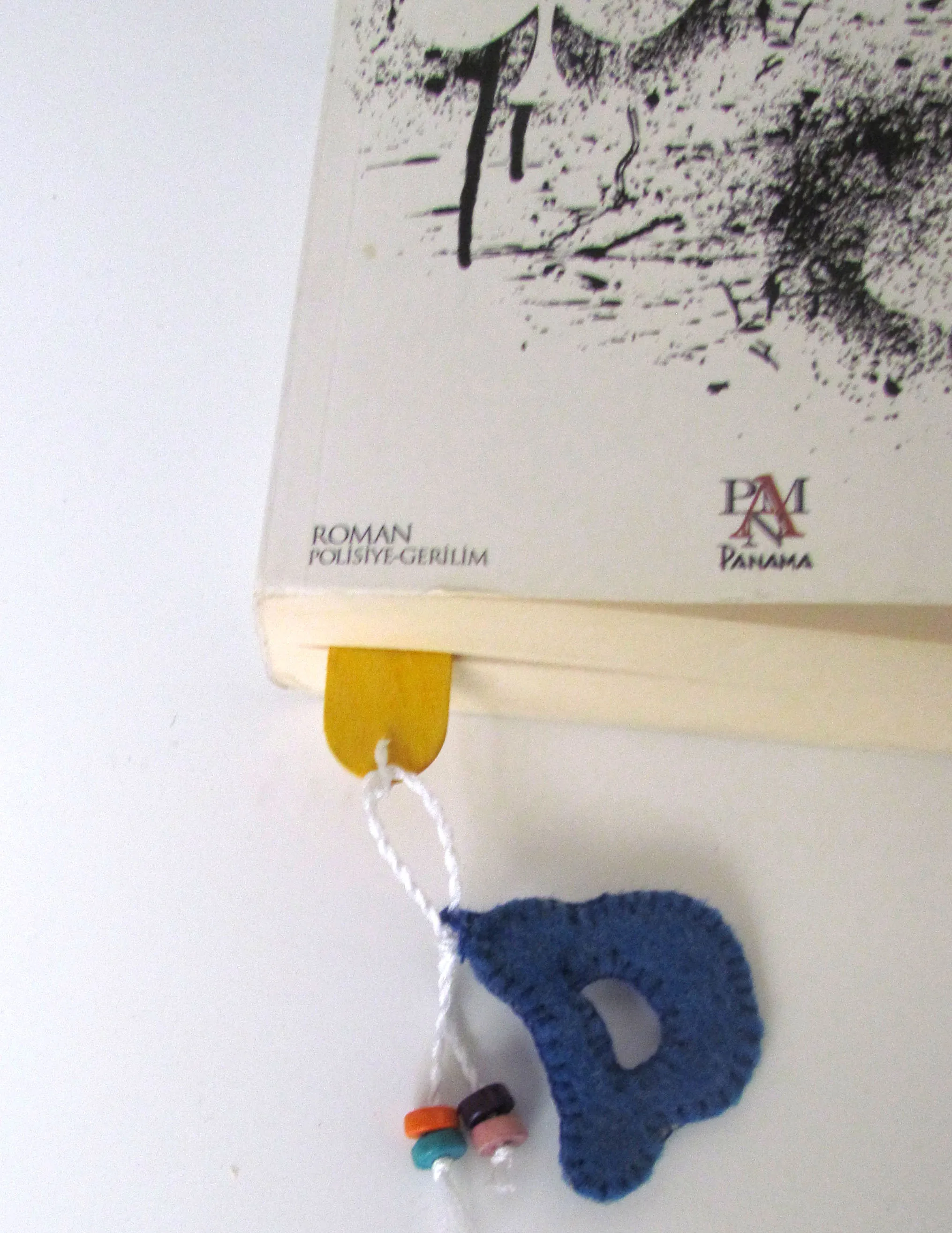 Pafuli ручной работы войлочный книжный светильник темно синий D |Закладки для книг| |