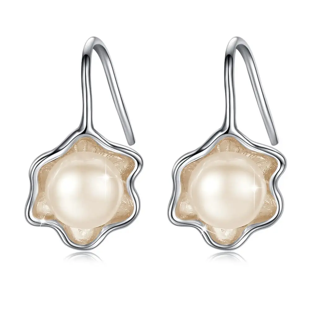 ANNA QUEEN Fashion Flower Pearl Dangle Droop Earring 925 Sterling Silver Natural Freshwater Fishhook Earring PEW0046
ANNA QUEEN Fashion Flower Pearl Dangle Droop Earring 925 Sterling Silver Natural Freshwater Fishhook Earring PEW0046