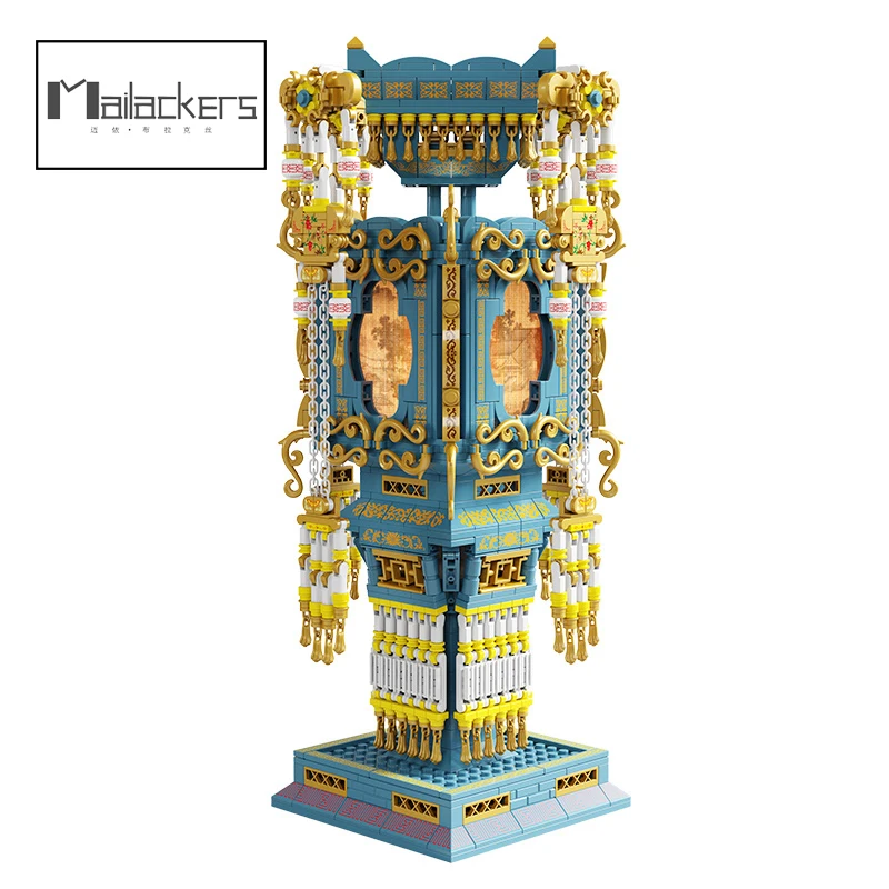 Mailackers 1523 шт., китайская архитектура, Ретро Классический дворец, фонарь, огни, строительные блоки, дворец, конструктор, набор кирпичей, игрушк...
Mailackers 1523 шт., китайская архитектура, Ретро Классический дворец, фонарь, огни, строительные блоки, дворец, конструктор, набор кирпичей, игрушк...