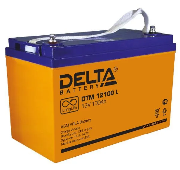 Аккумулятор Delta DTM 12100 L | Спорт и развлечения