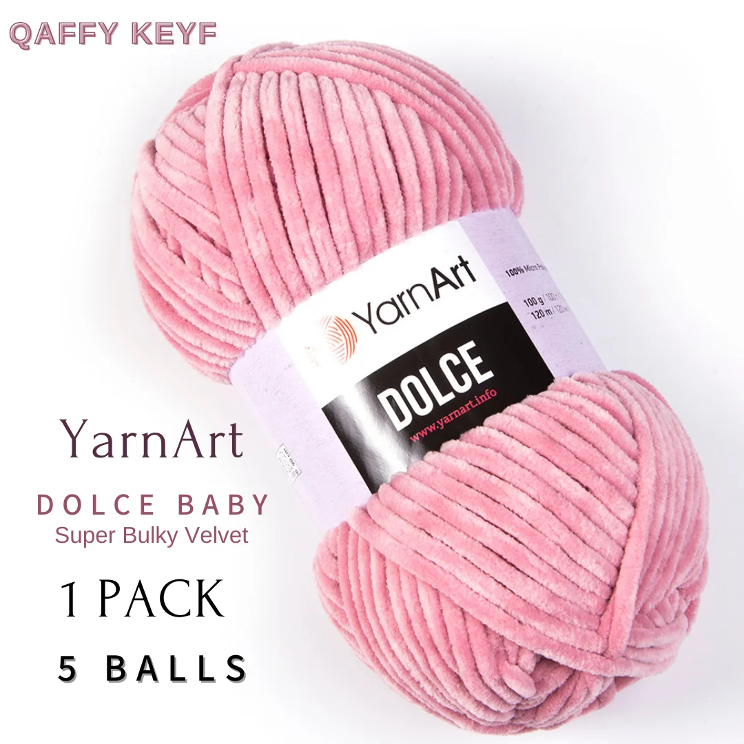 Мягкая бархатная Детская Пряжа Yarnart Dolce с 5 шариками, художественный вязаный шарф, шерстяной супер громоздкий зимний амигуруми ручной работы...
Мягкая бархатная Детская Пряжа Yarnart Dolce с 5 шариками, художественный вязаный шарф, шерстяной супер громоздкий зимний амигуруми ручной работы...