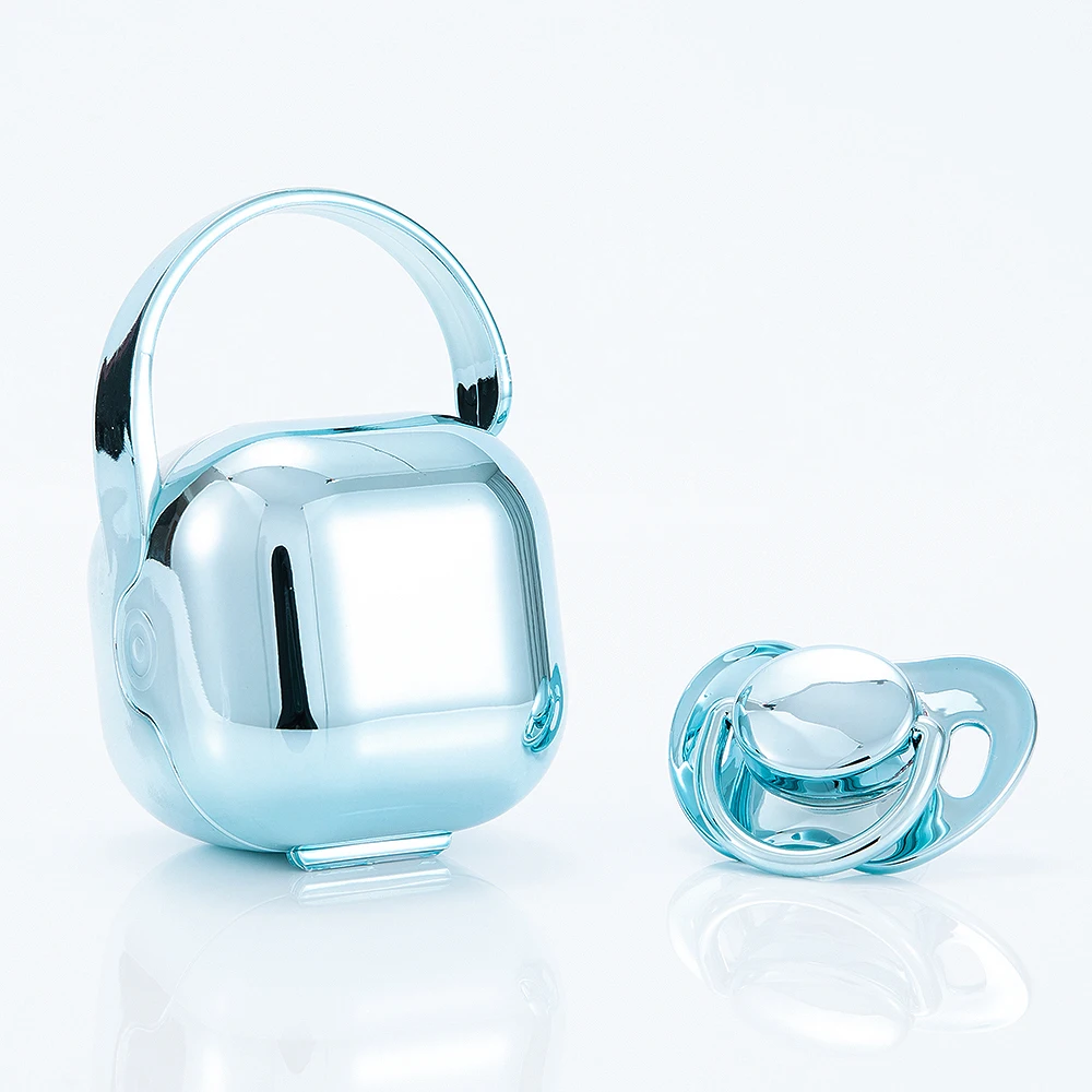 MIYOCAR Metallic color BPA free CPSIA/CPSC PASS Metallic blue pacifier and pacifier storage box Nipple Storage set
MIYOCAR Metallic color BPA free CPSIA/CPSC PASS Metallic blue pacifier and pacifier storage box Nipple Storage set