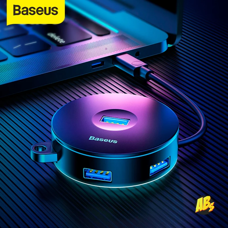Baseus usb хаб на 4 порта USB 3 0 C HUB для MacBook Pro Surface расширитель портов Mac OS Windows сплиттер