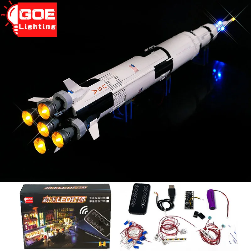 GOELIGHTING Brand LED Light Up Kit For Lego 21309 For Star Apollo Saturn V Rocket Building Blocks Lamp Set Toy(Only Light Group)
GOELIGHTING Brand LED Light Up Kit For Lego 21309 For Star Apollo Saturn V Rocket Building Blocks Lamp Set Toy(Only Light Group)