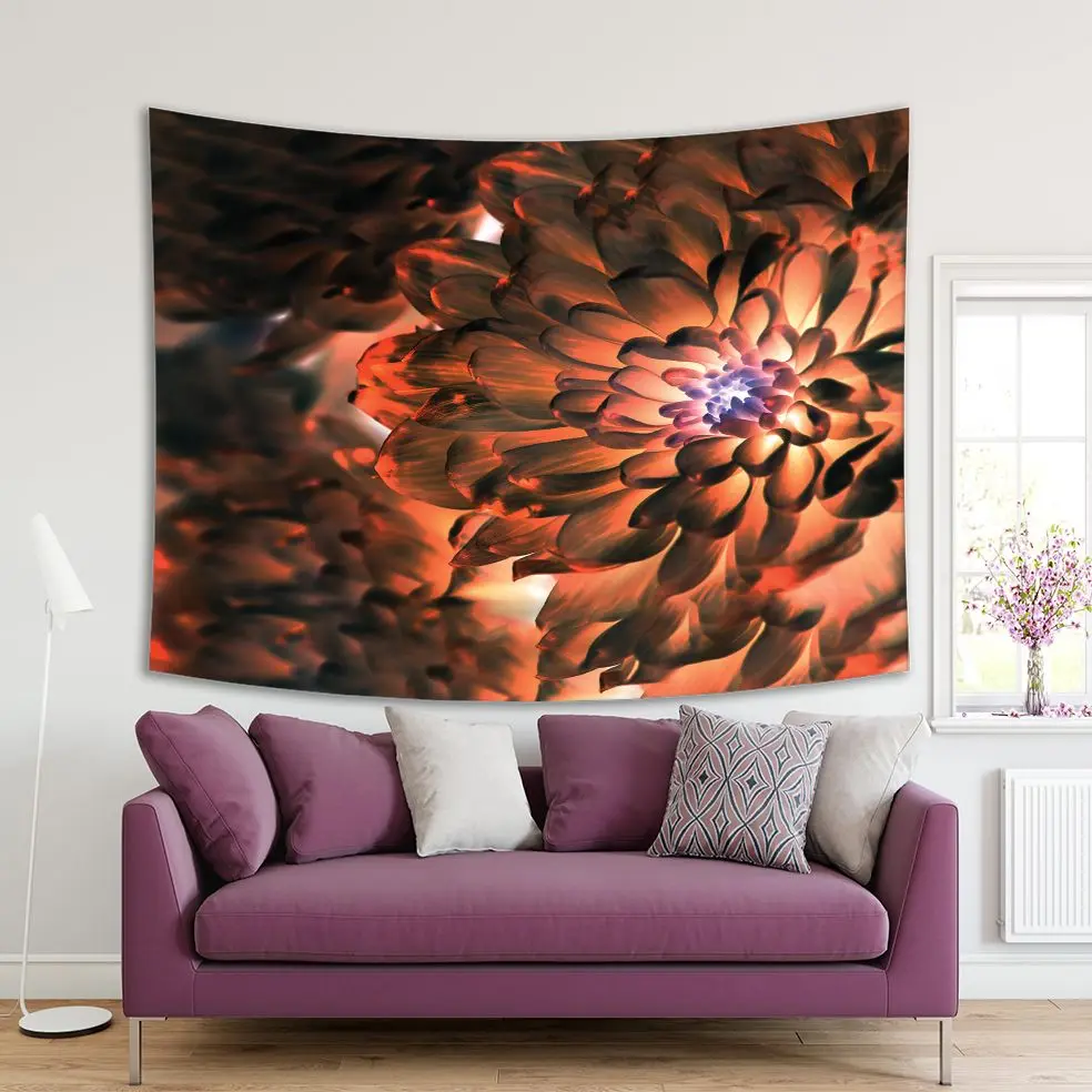 Tapestry Chrysanthemum Summer Blossom Flower Garden Decorative Floral Close-up Photo Printed Orange Brown Beige
Tapestry Chrysanthemum Summer Blossom Flower Garden Decorative Floral Close-up Photo Printed Orange Brown Beige