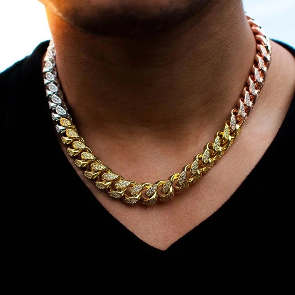 Miami Thick Short Cuban Choker Necklace Lxury Collar Cuban Link Chain Ice Hip Hop Chunky Rapper Necklace 2021 Neck Jewelry Gift
Miami Thick Short Cuban Choker Necklace Lxury Collar Cuban Link Chain Ice Hip Hop Chunky Rapper Necklace 2021 Neck Jewelry Gift