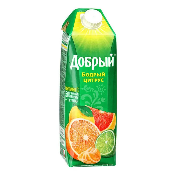 Нектар Добрый Бодрый цитрус 1 л | Продукты