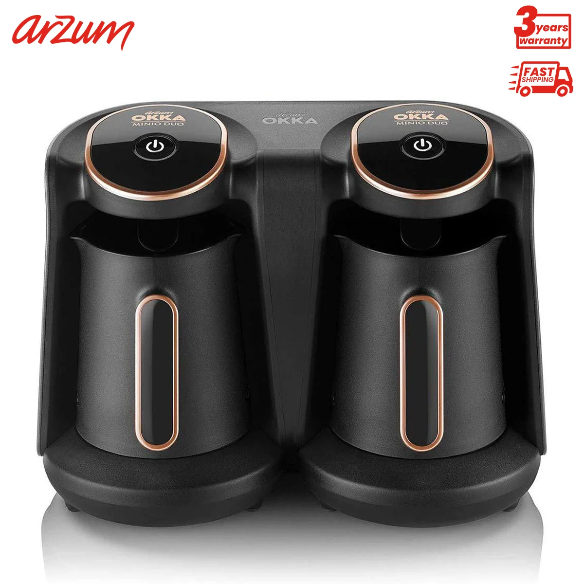 Турецкая кофемашина Arzum OKKA Minio Duo емкость 1-8 чашек система предотвращения перелива