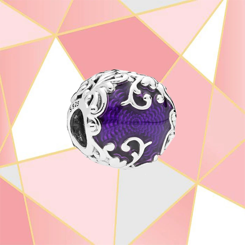 2022 New 100% High Quality S925 Sterling Silver Purple Enamel Regal Swirl Charm Women Fashion Diy Delicate Jewelry Gifts
2022 New 100% High Quality S925 Sterling Silver Purple Enamel Regal Swirl Charm Women Fashion Diy Delicate Jewelry Gifts