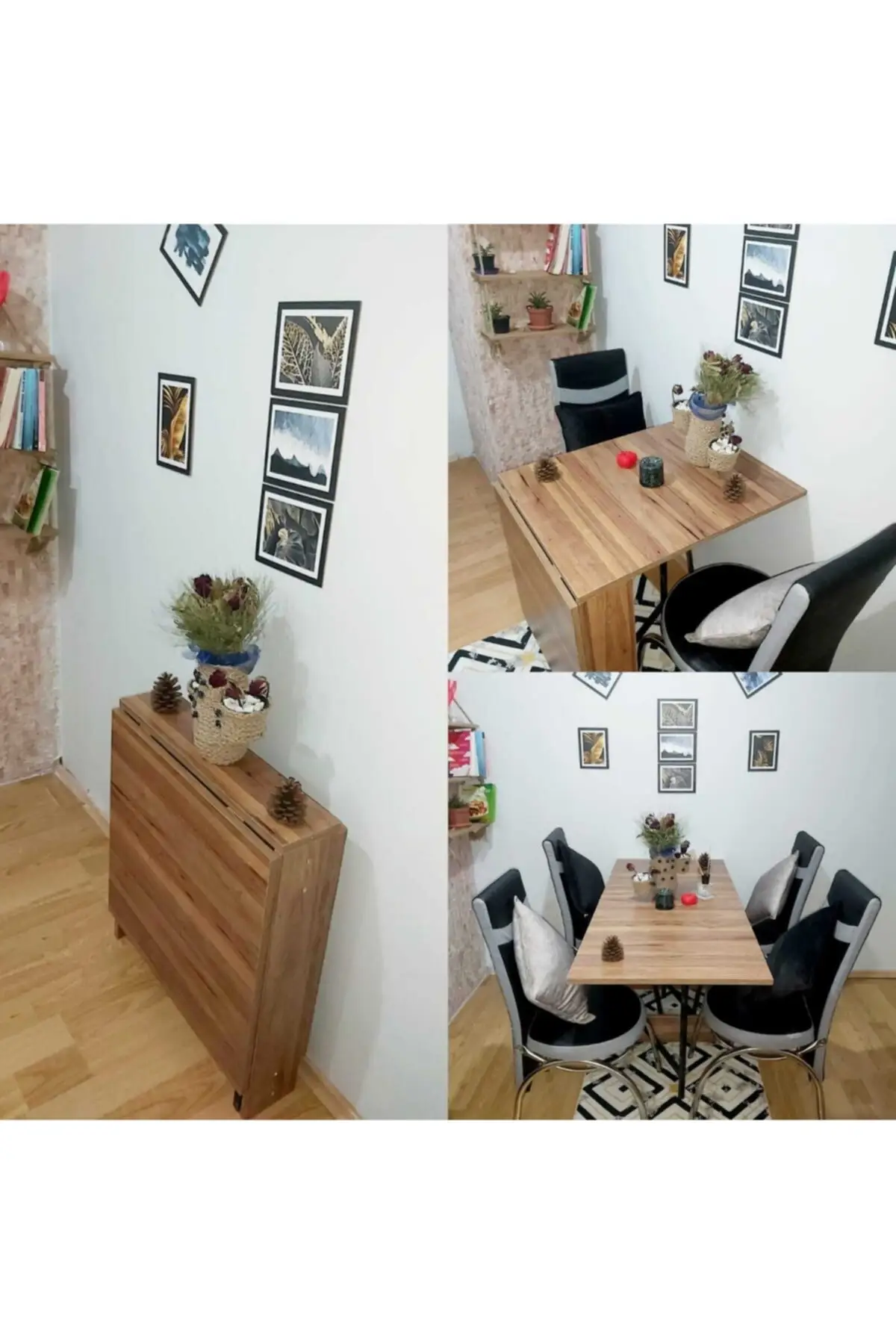 TREND Decorative Foldable Portable Kitchen Balcony Work Table Coffee Table Walnut
TREND Decorative Foldable Portable Kitchen Balcony Work Table Coffee Table Walnut