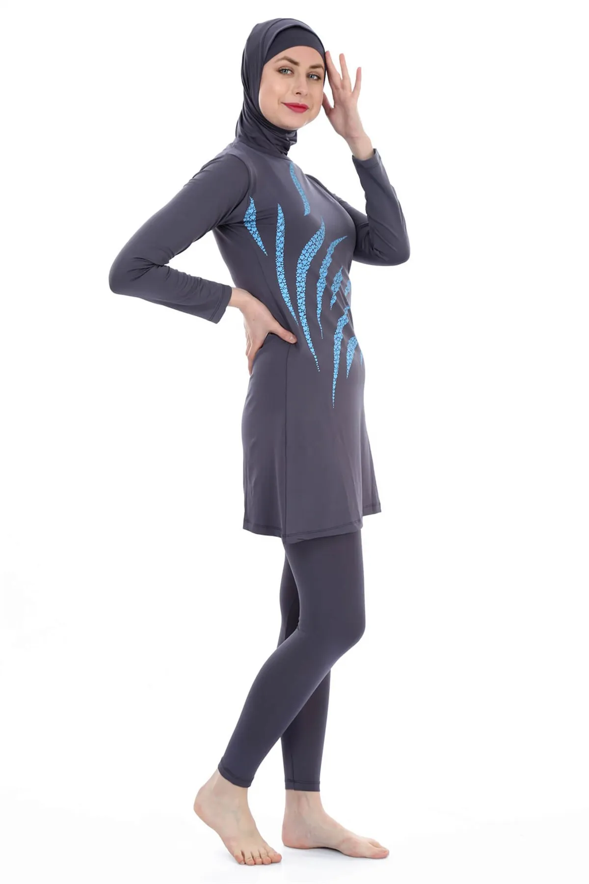 Muslim Swimsuits Women's Full Covered Swimwear Hijab+Long Sleeve+ tight 3 piece Islamic Swimwear Swimming female swimsuit
Muslim Swimsuits Women's Full Covered Swimwear Hijab+Long Sleeve+ tight 3 piece Islamic Swimwear Swimming female swimsuit