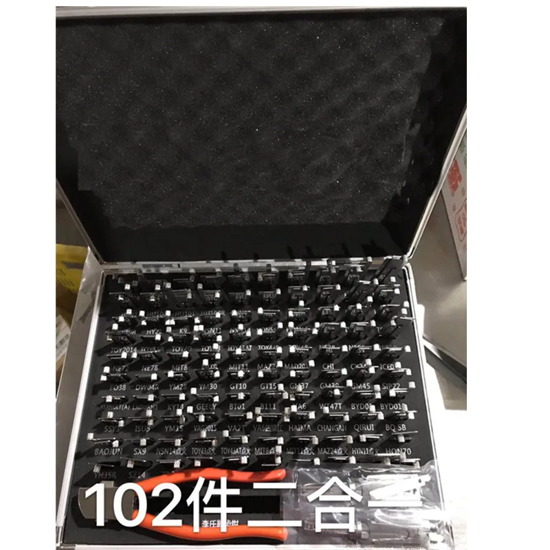 Original LISHI 102 PCS 2 IN 1 Auto Set Locksmith Tools HU92 HU66 HON66 Lock Smith Tool locksmith Supplies
Original LISHI 102 PCS 2 IN 1 Auto Set Locksmith Tools HU92 HU66 HON66 Lock Smith Tool locksmith Supplies