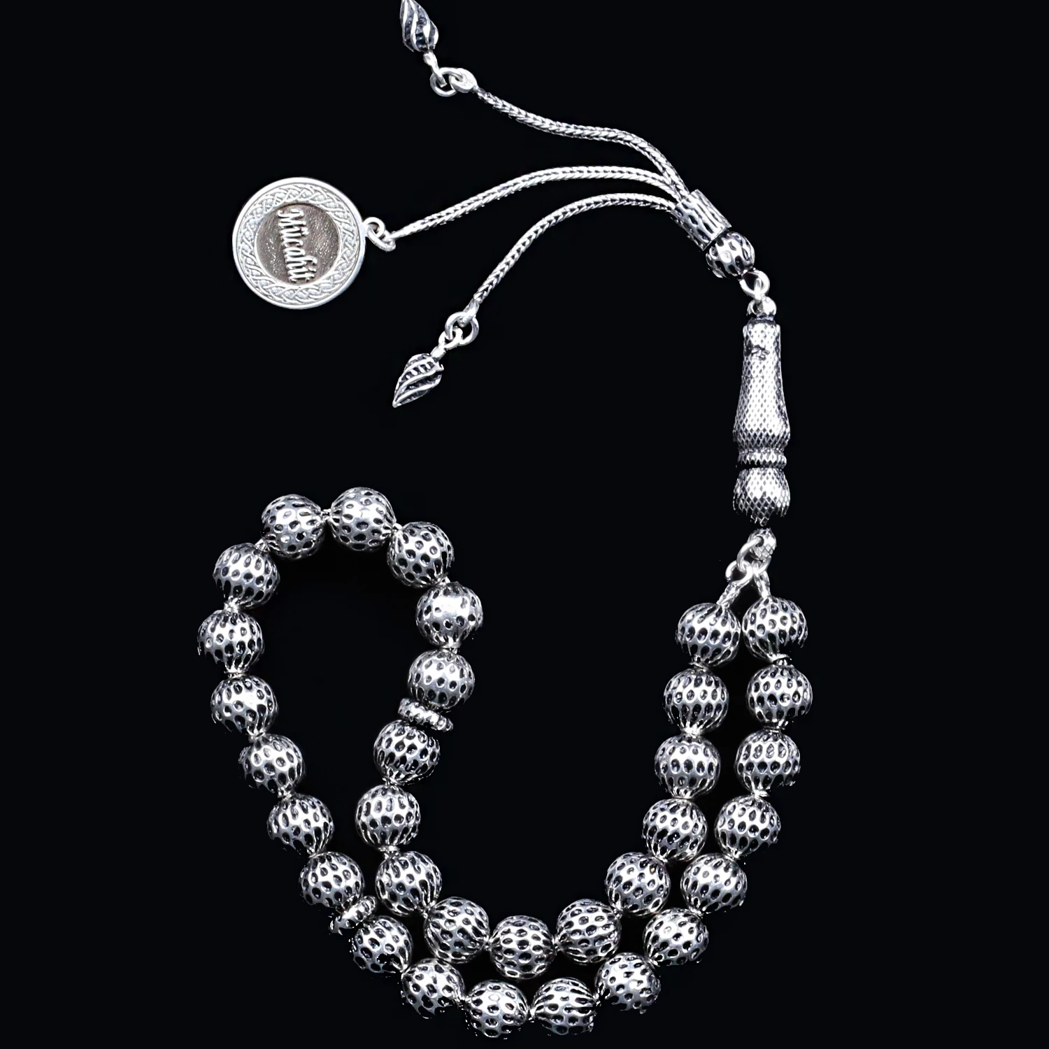 Personalized 925 Sterling Silver Tasbih Fashion Turkish Premium Quality Handmade Jawelery
Personalized 925 Sterling Silver Tasbih Fashion Turkish Premium Quality Handmade Jawelery