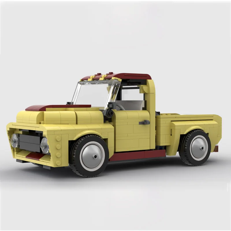 745PCS Creative Expert F100 '55 Modified from Set 10271 FIAT 500 Building Blocks Classic Pickup Truck Cars Model Bricks Toy
745PCS Creative Expert F100 '55 Modified from Set 10271 FIAT 500 Building Blocks Classic Pickup Truck Cars Model Bricks Toy