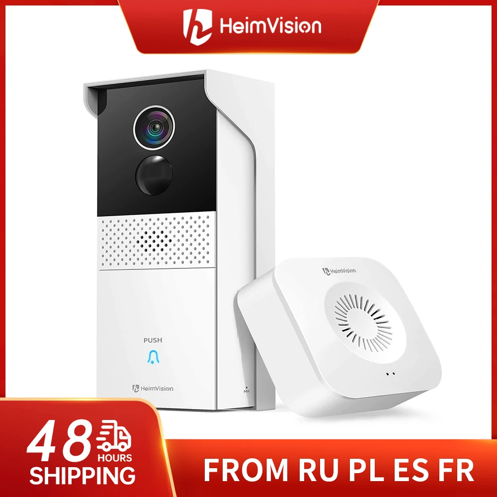 HeimVision HMB1 Video Doorbell Camera Wireless Chime 1080P Wider View Remote Access Night Vision Weatherproof Battery Powered
HeimVision HMB1 Video Doorbell Camera Wireless Chime 1080P Wider View Remote Access Night Vision Weatherproof Battery Powered