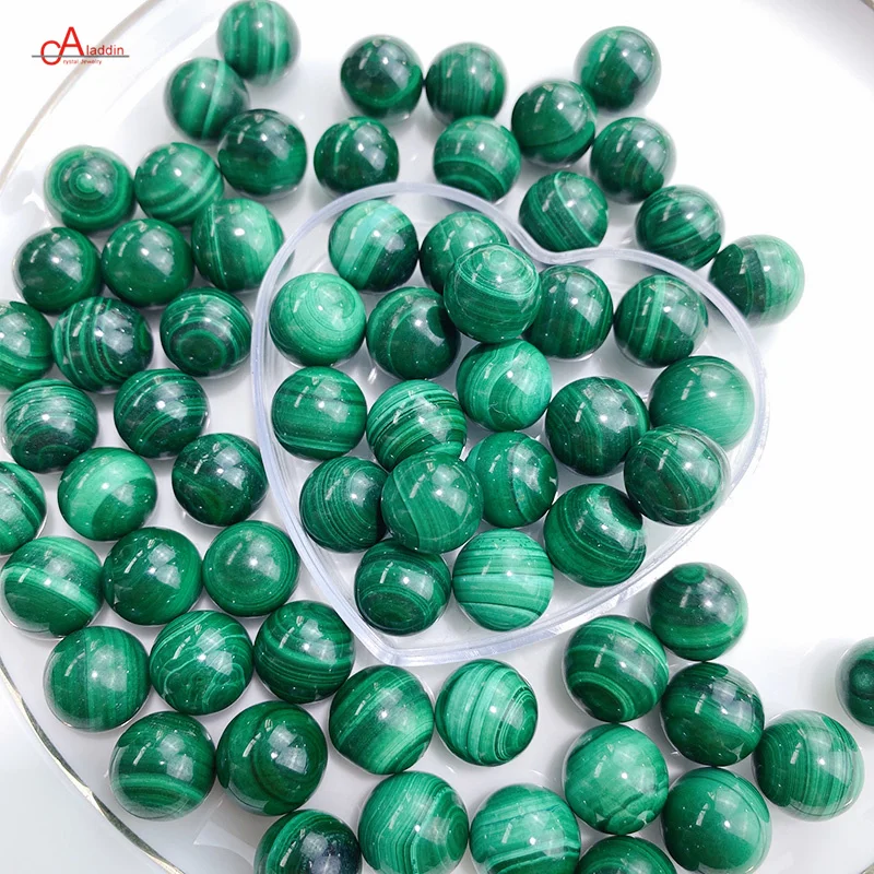 New Arrival 3pc/lot Natural Malachite Sphere 12mm Green Crytstal Healing Stone Ball No Hole Divination Figurine Home Decoration
New Arrival 3pc/lot Natural Malachite Sphere 12mm Green Crytstal Healing Stone Ball No Hole Divination Figurine Home Decoration
