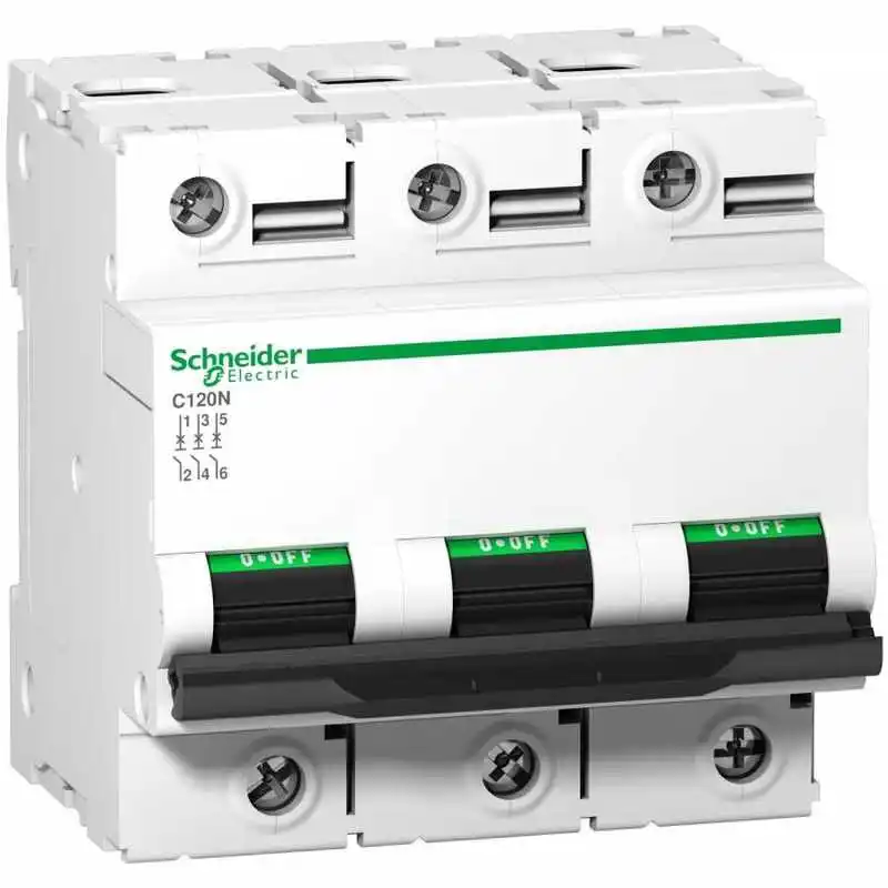 Торговые принадлежности Schneider Electric 3x100 A C120N 10 Ka типа C белые Безопасные