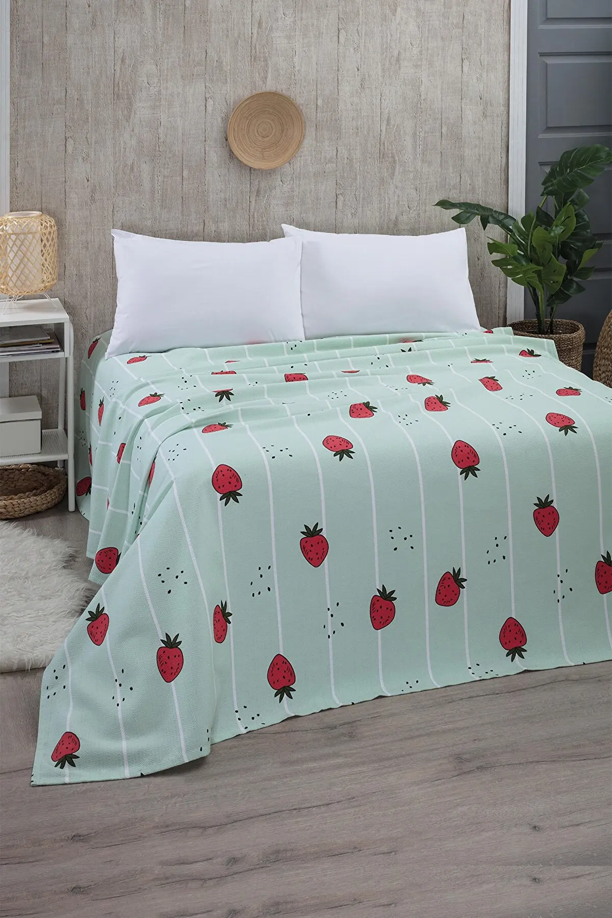 Turkish Cotton %100 Turkish Cotton Green Strawberry Cotton Double Pike double bed sheet
Turkish Cotton %100 Turkish Cotton Green Strawberry Cotton Double Pike double bed sheet