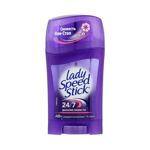 Фото Дезодорант Lady Speed Stick твердый дыхание свежести 45 мл|Дезодоранты и
