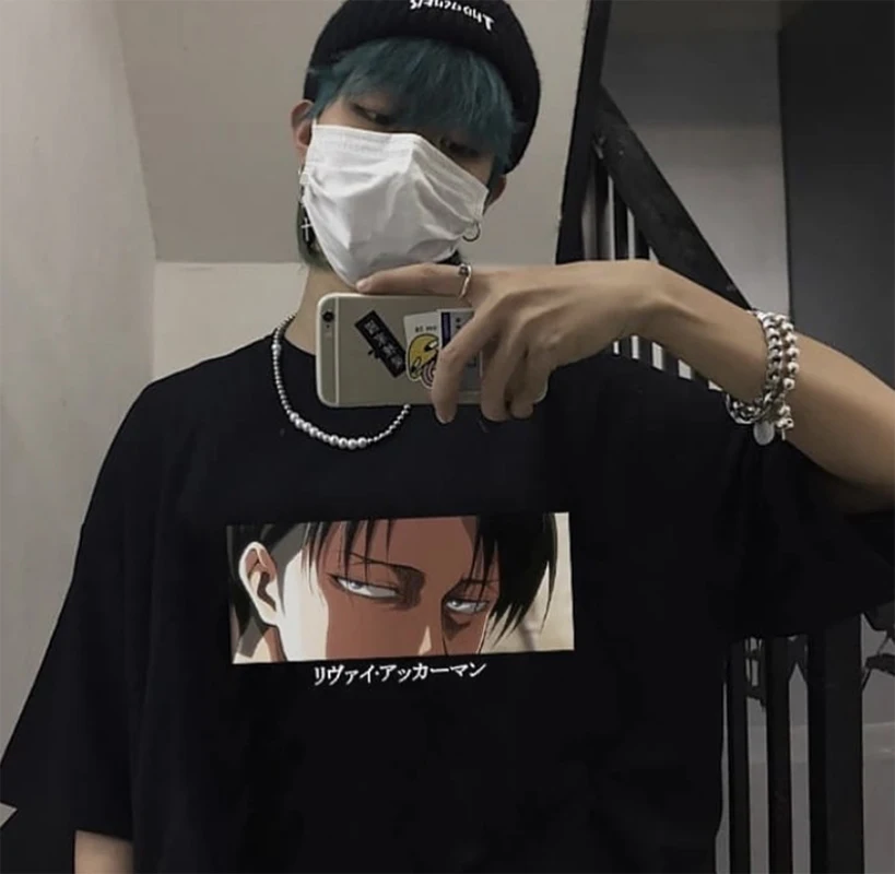 Black Attack On Titan Levi Color Unisex T-shirt Fashion Cotton O Neck Top Female TShirt on Street Trend 2021 New Summer
Black Attack On Titan Levi Color Unisex T-shirt Fashion Cotton O Neck Top Female TShirt on Street Trend 2021 New Summer