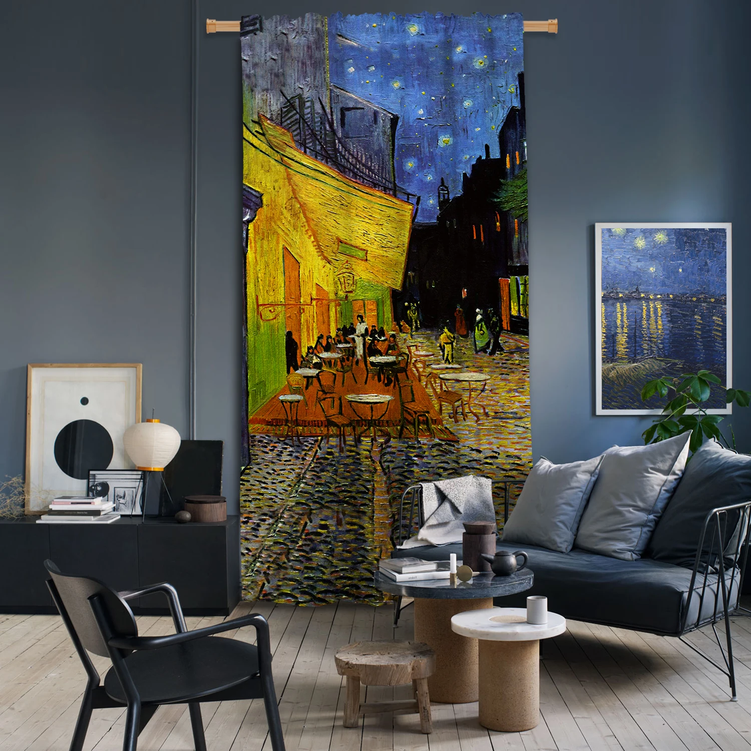 Cipcici Vincent Van Gogh - Terrace At Night Blackout Curtains for Living Room Decorative Home Mixed Shading Masterpieces Luxury
Cipcici Vincent Van Gogh - Terrace At Night Blackout Curtains for Living Room Decorative Home Mixed Shading Masterpieces Luxury
