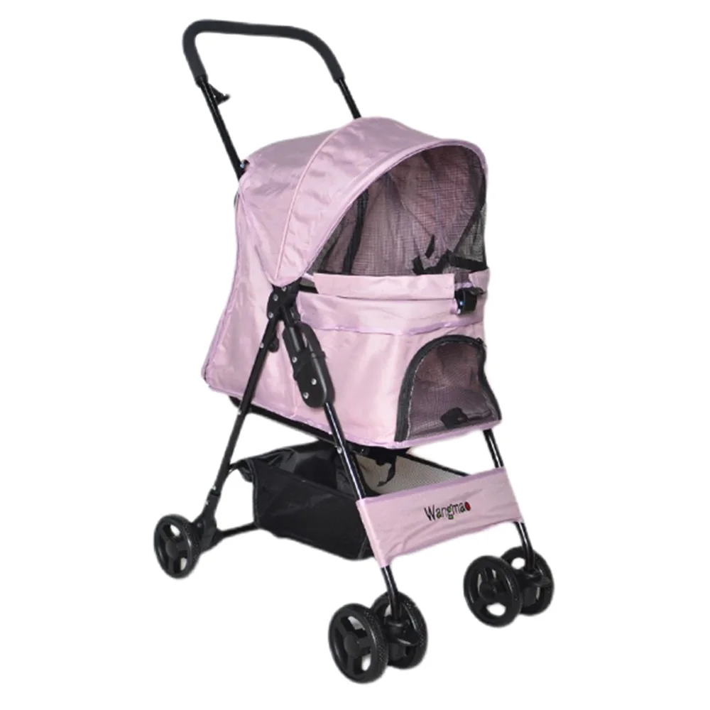 Zampa Pet Stroller for Cats/Dogs One-Hand Fold Breathable Animal Stroller with 4 Wheel and Storage Space Dog Stroller
Zampa Pet Stroller for Cats/Dogs One-Hand Fold Breathable Animal Stroller with 4 Wheel and Storage Space Dog Stroller