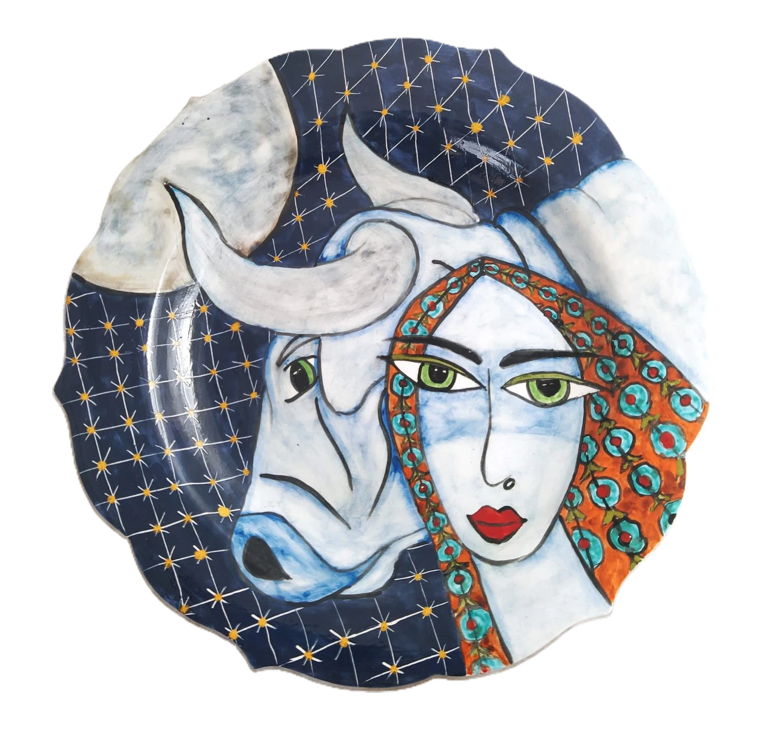 Finecraft Handmade 100% Original and Original Design Ceramic, Tile Decorative Plate and Box Es-639
Finecraft Handmade 100% Original and Original Design Ceramic, Tile Decorative Plate and Box Es-639