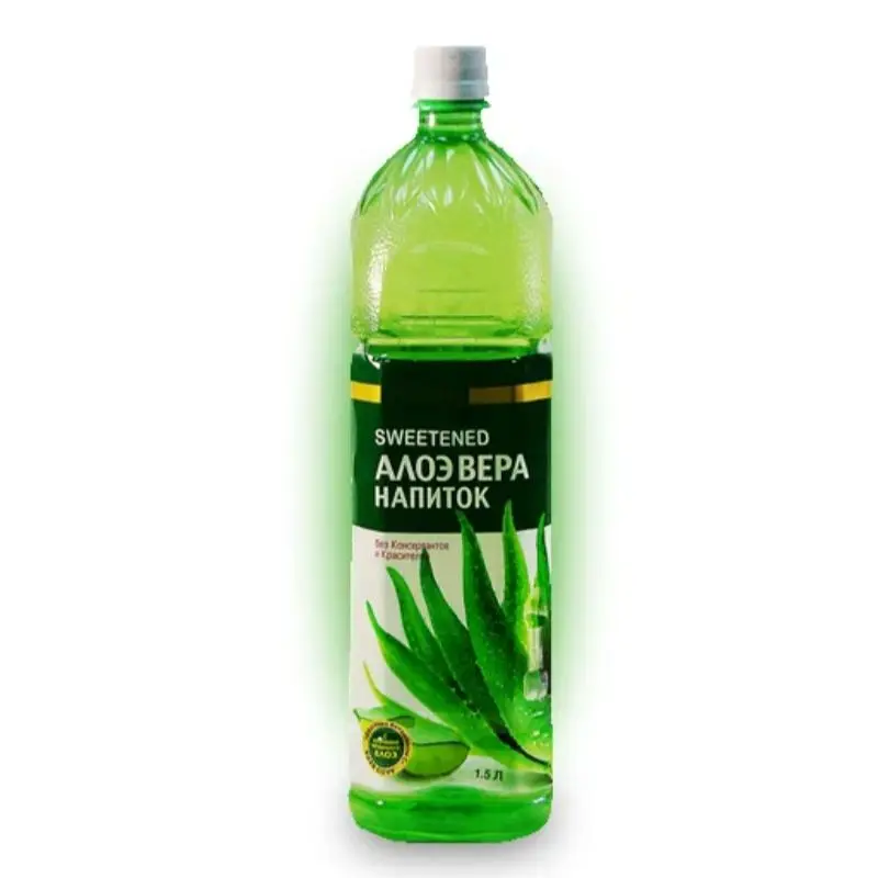 LOTTE Напиток Aloe Vera б/а негазированный с кусочками Алоэ 1.5л | Продукты