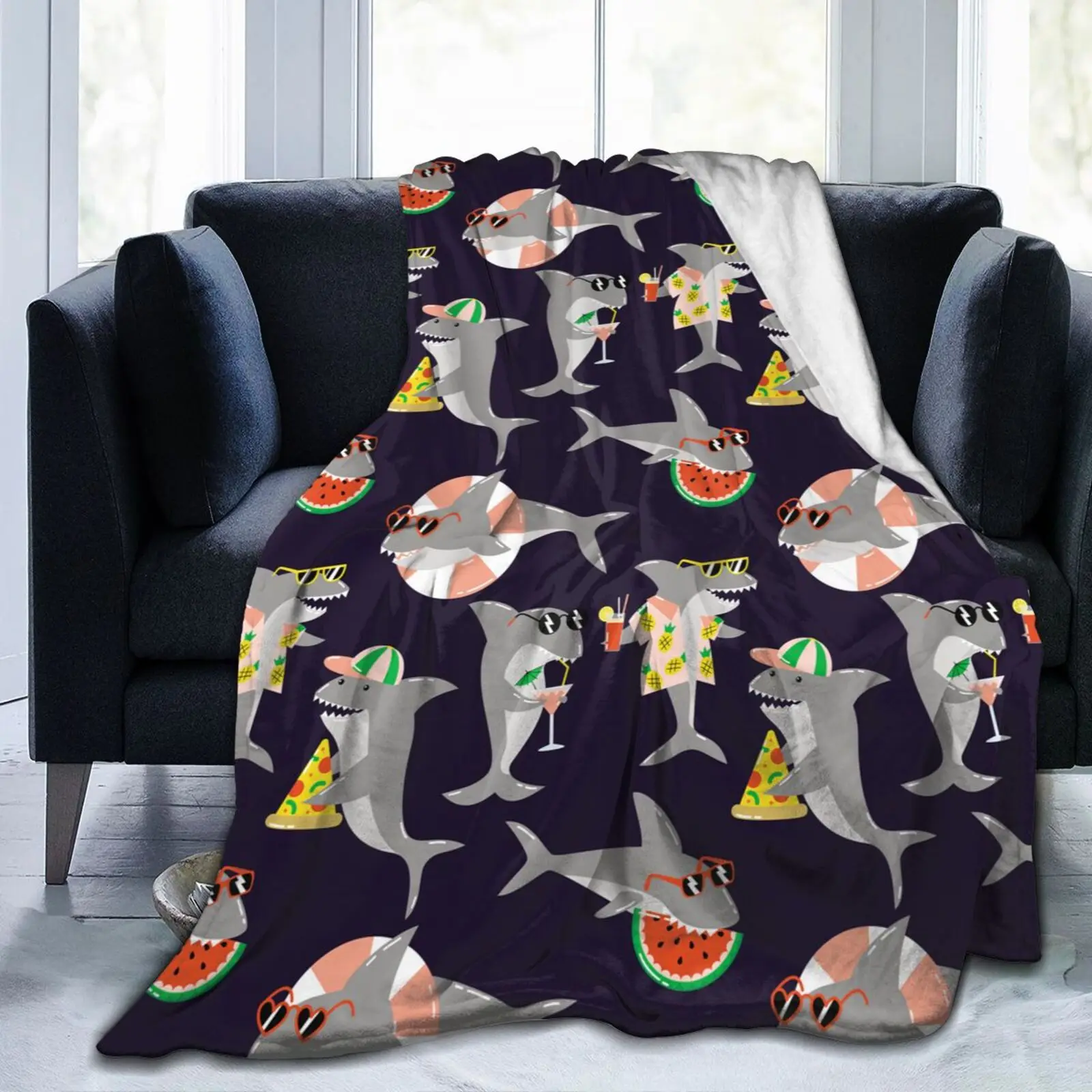 Cool Cartoon Shark Decorative New Age Tie Dye Soft Cozy Fleece Blanket Dropship Wholesale Family Winter Flannel Throw Homedecor
Cool Cartoon Shark Decorative New Age Tie Dye Soft Cozy Fleece Blanket Dropship Wholesale Family Winter Flannel Throw Homedecor