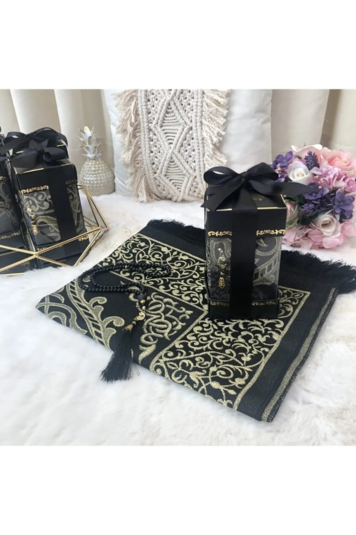 2PC Muslim Prayer Rug Set Sejadah Rosary Prayer Mat Gift Set 5 Colors Stylish Box Islamic Muslim Items Eid Gift Ramadan Gift Set
2PC Muslim Prayer Rug Set Sejadah Rosary Prayer Mat Gift Set 5 Colors Stylish Box Islamic Muslim Items Eid Gift Ramadan Gift Set