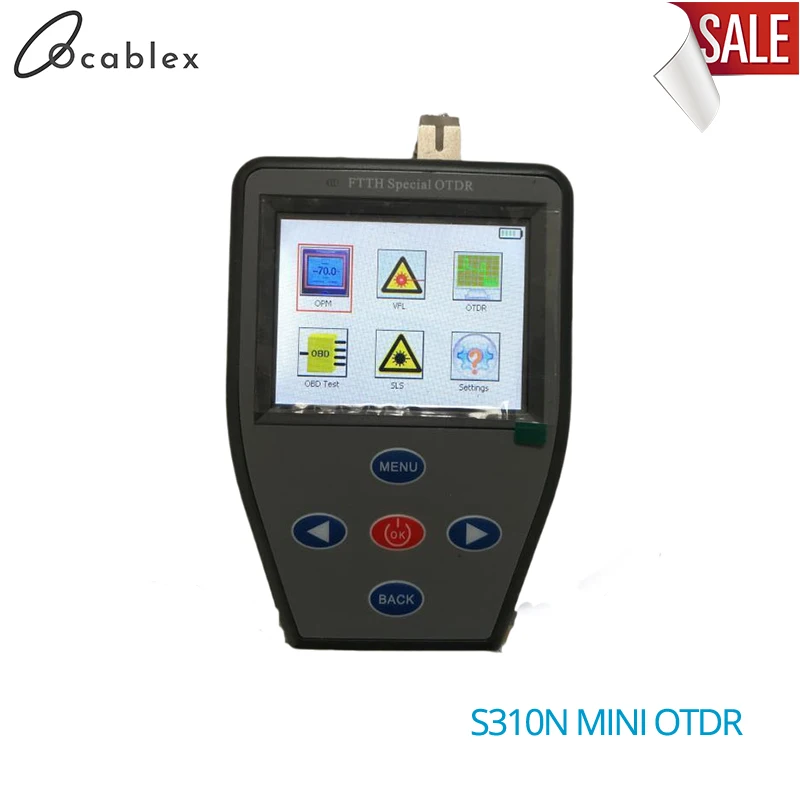 FTTH S310N OTDR портативный мини измеритель оптической мощности стабильный источник