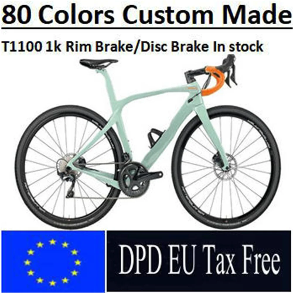 

2022 New Color Disc Grevil Complete Bicycle Carbon Road Whole Bicycle Full Carbon Fiber Road Bike R7020/R8020 Groupset