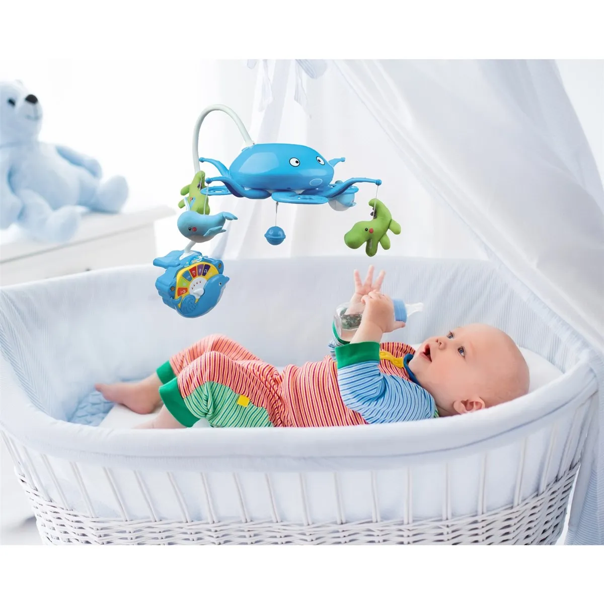 Jaju Baby Large Size Turkish and Ney Sound Dolphin Cradle Accessory, Baby Crib Accessory, Musical Toy
Jaju Baby Large Size Turkish and Ney Sound Dolphin Cradle Accessory, Baby Crib Accessory, Musical Toy