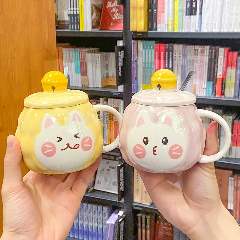 3D Ceramic Mug with Handle Bell Cat Ceramic Mug Cute Cartoon Tea Water Cups Breakfast Office Cup Funny Valentine's Day Gift
3D Ceramic Mug with Handle Bell Cat Ceramic Mug Cute Cartoon Tea Water Cups Breakfast Office Cup Funny Valentine's Day Gift