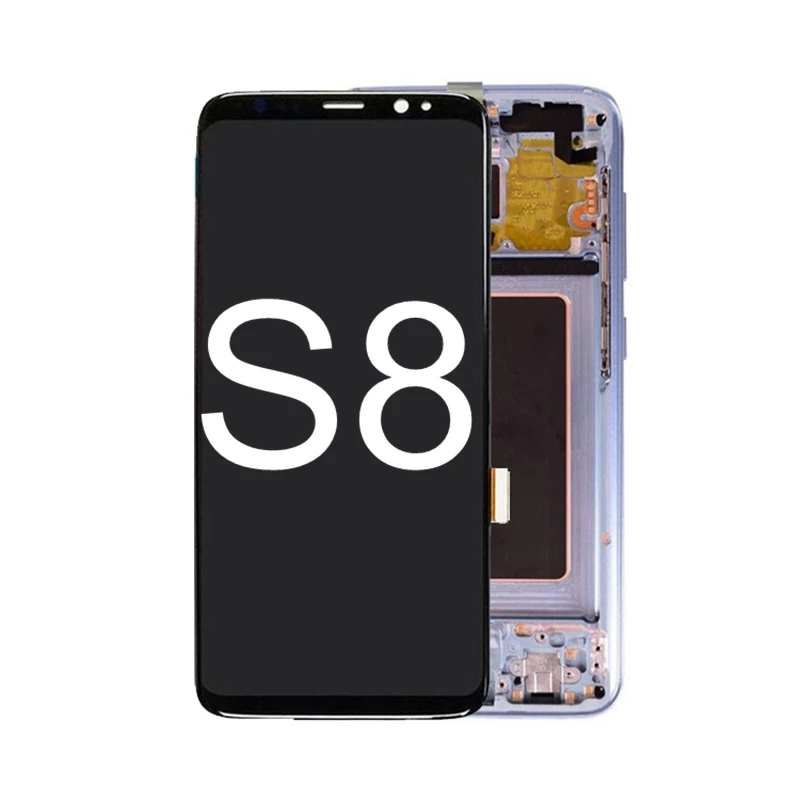 ЖК-дисплей AMOLED для Samsung Galaxy S8, сенсорный экран с дигитайзером и рамкой для замены, G950, G950F, без ожога тени
ЖК-дисплей AMOLED для Samsung Galaxy S8, сенсорный экран с дигитайзером и рамкой для замены, G950, G950F, без ожога тени