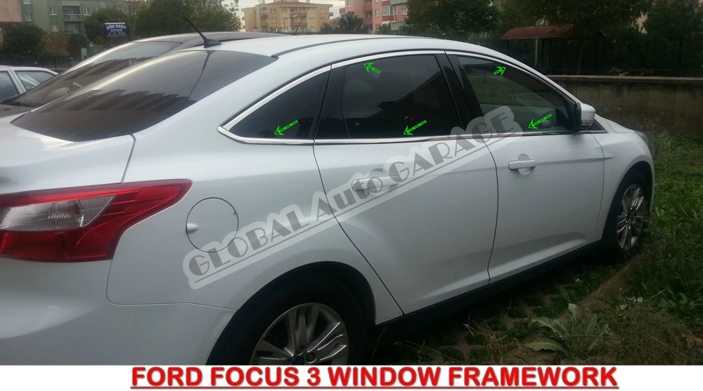 For Ford Focus 3 Sedan 2011-2018 Chrome Window Moulding Window Frame Framework Auto Accessory Diffüser Spilitter Car-styling
For Ford Focus 3 Sedan 2011-2018 Chrome Window Moulding Window Frame Framework Auto Accessory Diffüser Spilitter Car-styling