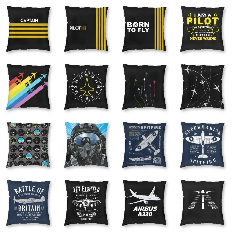 Captain Stripes Epaulettes Cushion Cover 40x40 Decoration 3D Print Aviation Airplane Pilot Throw Pillow for Living Room
Captain Stripes Epaulettes Cushion Cover 40x40 Decoration 3D Print Aviation Airplane Pilot Throw Pillow for Living Room