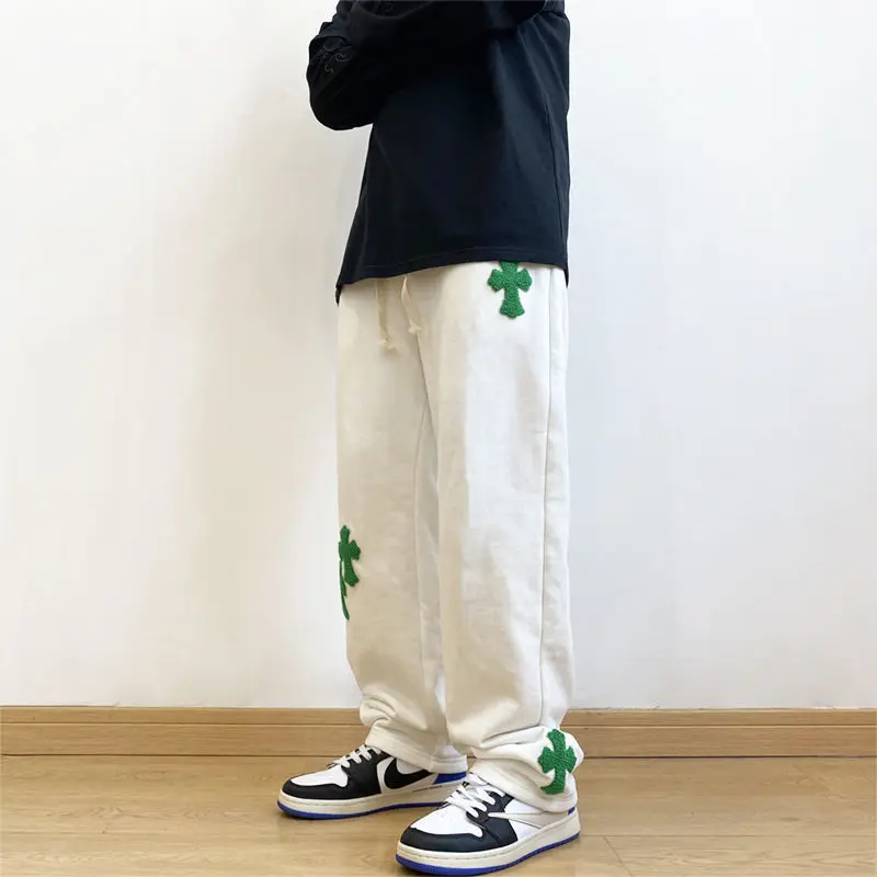 Cross Sweatpants Hip Hop Clothes Essentials Street Wear Men Trousers Casual Pants Baggy Harajuku Fashion Korean Clothing Men's
Cross Sweatpants Hip Hop Clothes Essentials Street Wear Men Trousers Casual Pants Baggy Harajuku Fashion Korean Clothing Men's