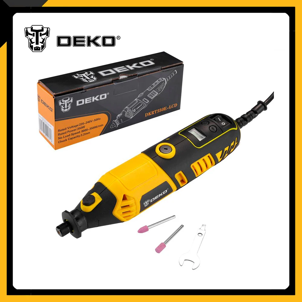 Электрический цифровой гравер 350Вт Deko DKRT350E LCD 063 1412|Шлифовальный станок| |