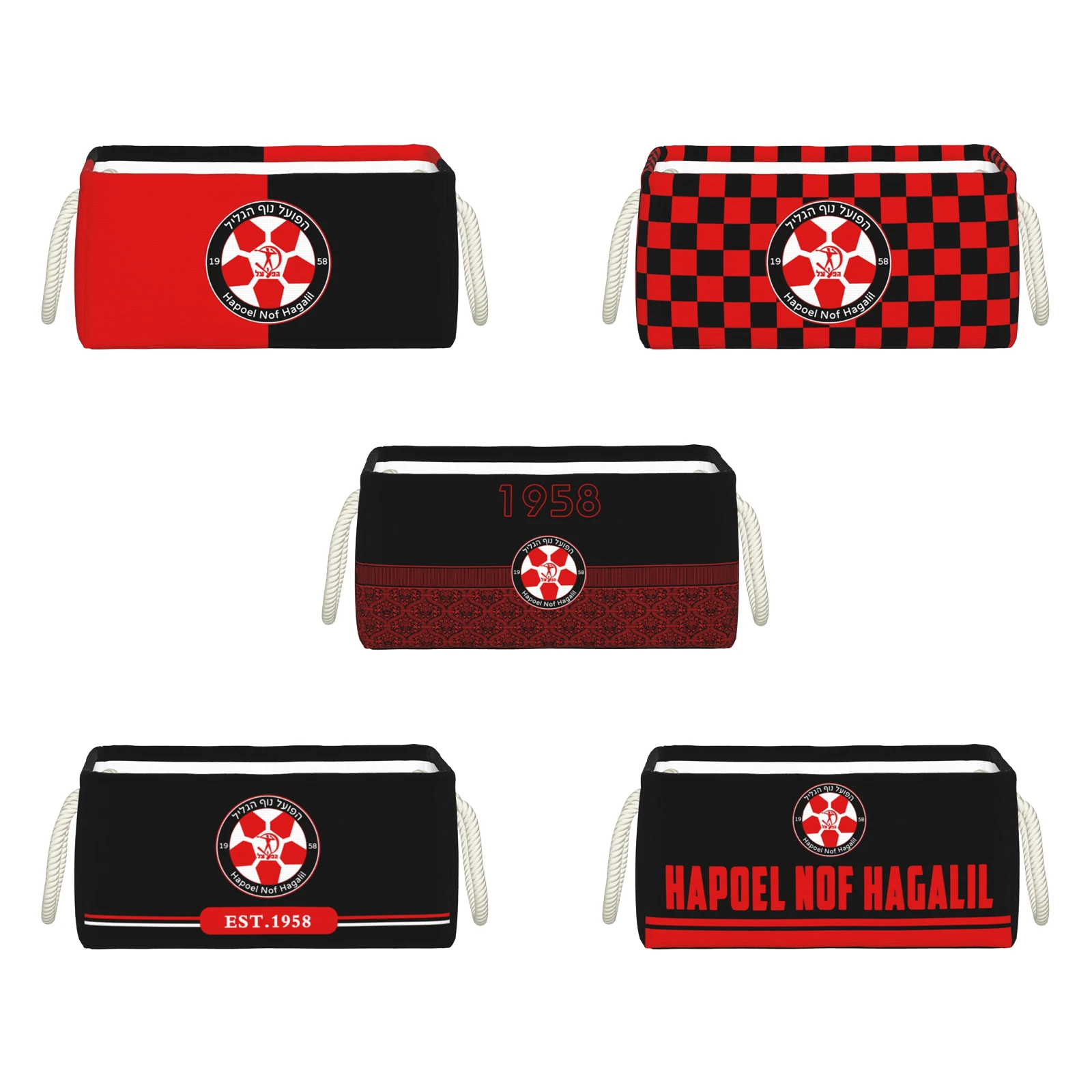 Hapoel Nof Hagalil Fc Rectangular Storage Box Basket - Fabric Storage Bin Organizing Toys, Nursery Basket, Clothing, Books
Hapoel Nof Hagalil Fc Rectangular Storage Box Basket - Fabric Storage Bin Organizing Toys, Nursery Basket, Clothing, Books