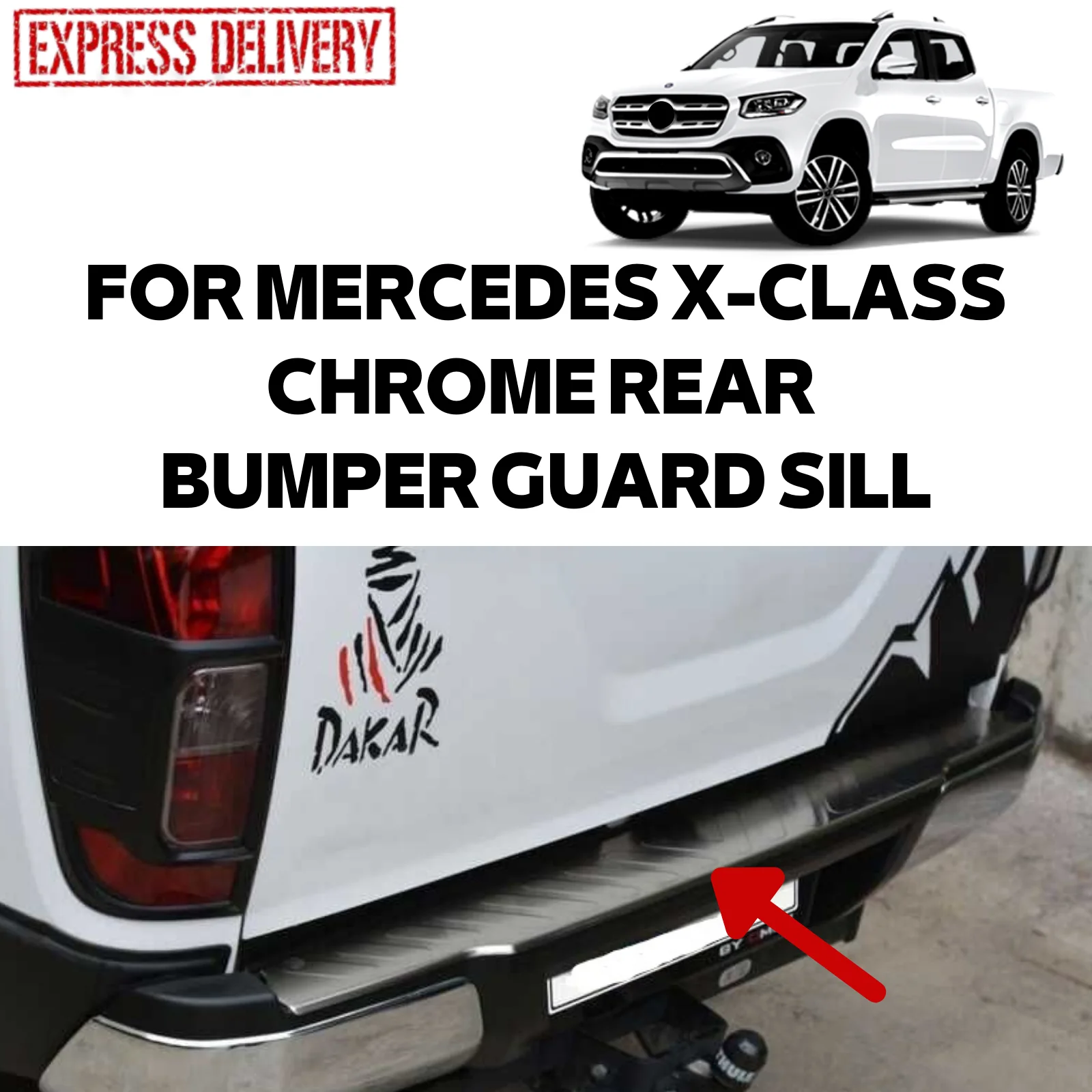 Для MERCEDES X-CLASS 2017-2021 Матовый хромированный задний бампер Защита порога багажа пластина из нержавеющей стали автомобильные аксессуары
Для MERCEDES X-CLASS 2017-2021 Матовый хромированный задний бампер Защита порога багажа пластина из нержавеющей стали автомобильные аксессуары