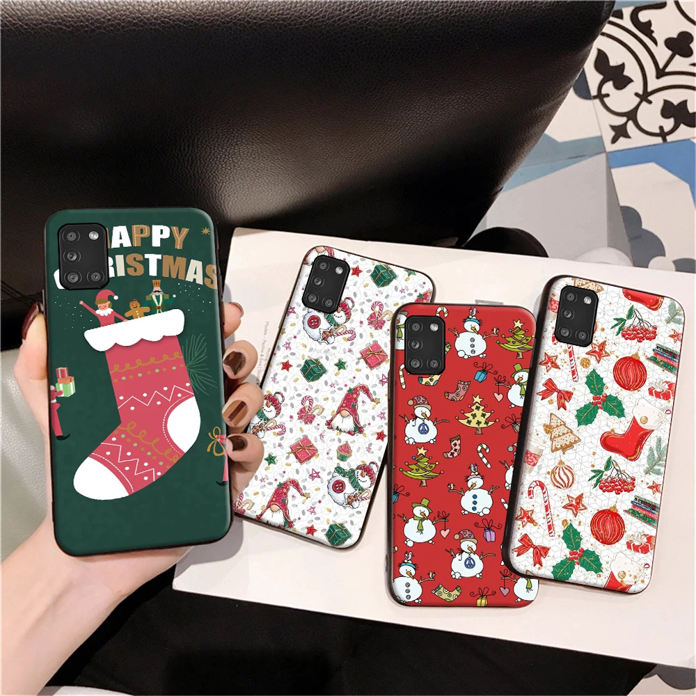 Merry Christmas Phone Case For Samsung Galaxy S8 S8Plus S9 S9 Plus S10 Lite S20 S20FE S20 Lite Coque Back Cover
Merry Christmas Phone Case For Samsung Galaxy S8 S8Plus S9 S9 Plus S10 Lite S20 S20FE S20 Lite Coque Back Cover