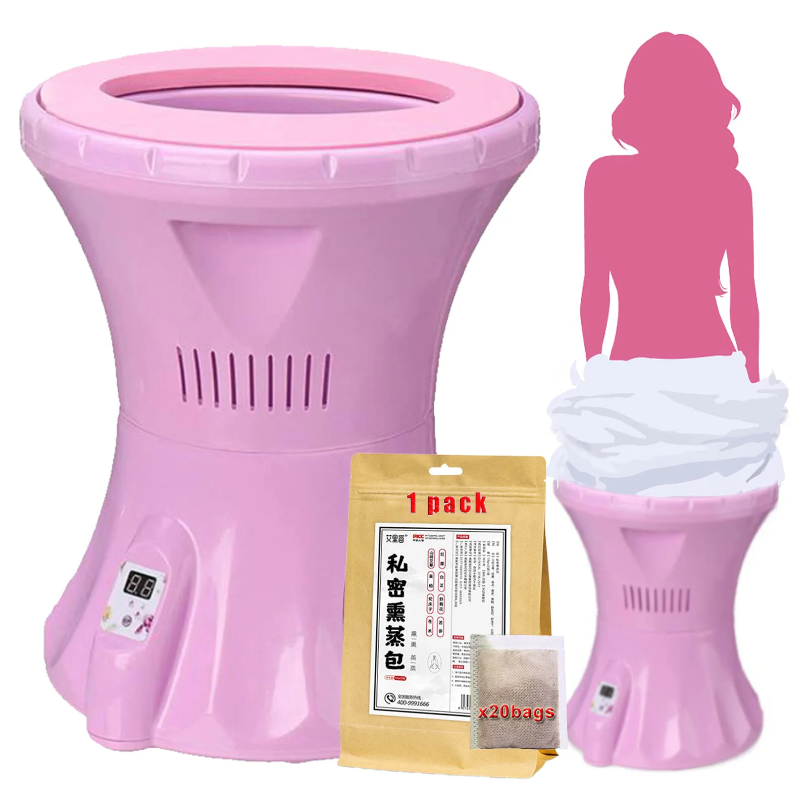 Yoni Steam Seat Kit,Vaginial Steaming Seat,For Women Postpartum Care,Cleaning and Tightening&Vaginal Odor,Send 20 Bags Herbs
Yoni Steam Seat Kit,Vaginial Steaming Seat,For Women Postpartum Care,Cleaning and Tightening&Vaginal Odor,Send 20 Bags Herbs